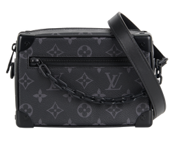 Mini Soft Trunk, Canvas, Monogram Eclipse, NFC, B/DB/E, 3*